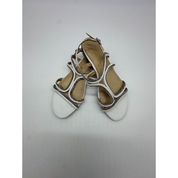 Stuart Weitzman SamoaSandals for Women Samoa Flat Sandal Sz 6.5 White - Picture 6 of 9